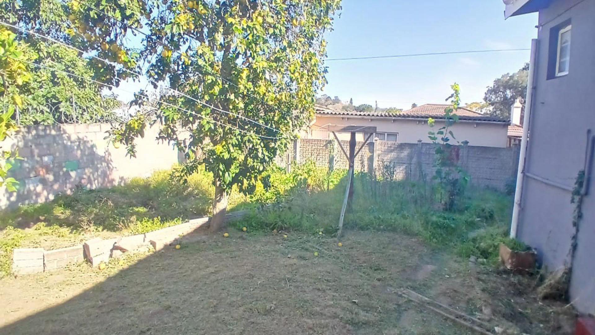 Backyard of property in Alexandria