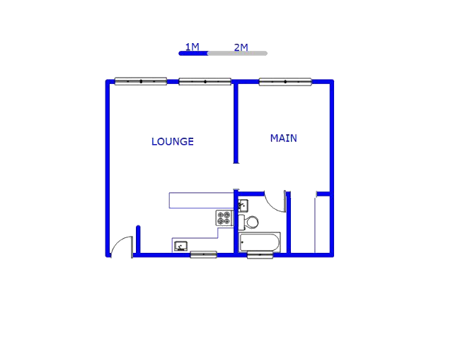 Floor plan of the property in Ravenswood