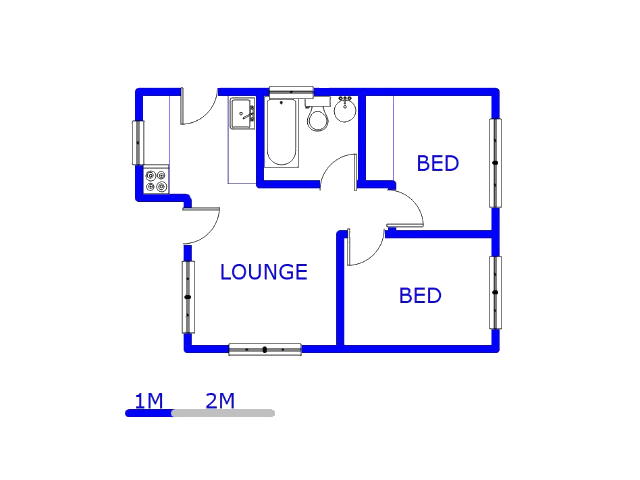 Ground Floor - 40m2 of property for sale in Fleurhof
