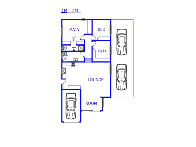 Floor plan of the property in Belvedere