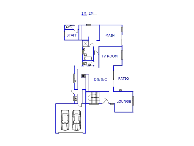 Floor plan of the property in Monavoni