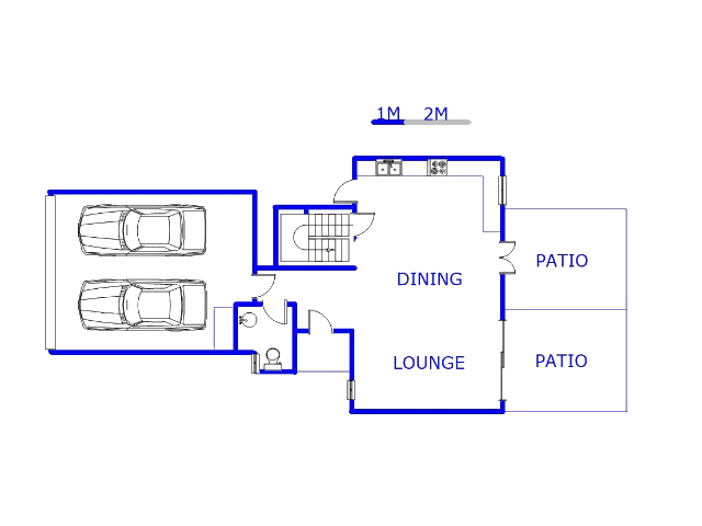 Floor plan of the property in Paulshof