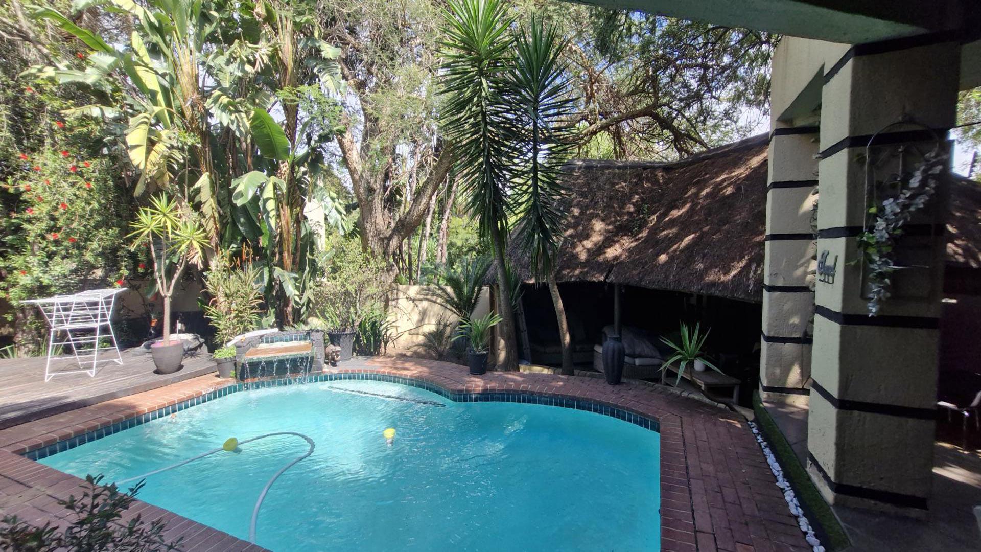 Backyard of property in Gallo Manor