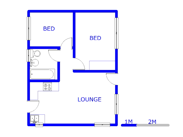 Ground Floor - 45m2 of property for sale in Protea Glen