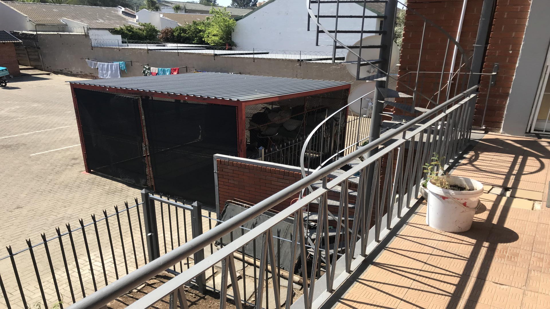 Balcony of property in Bloemfontein