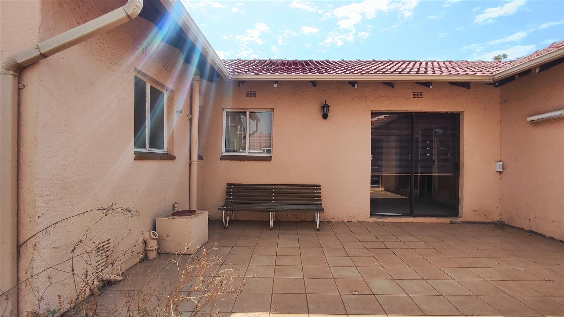 Backyard of property in Glen Marais