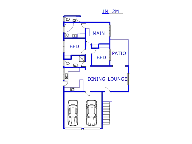 Floor plan of the property in Little Falls