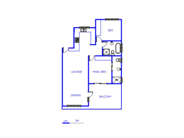 2nd Floor - 107m2 of property for sale in Crowthorne AH