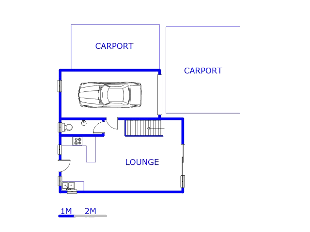 Floor plan of the property in Andeon