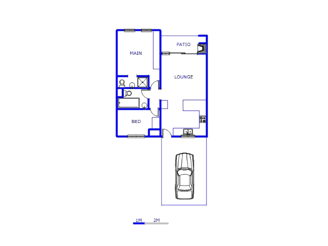 Floor plan of the property in Rynfield