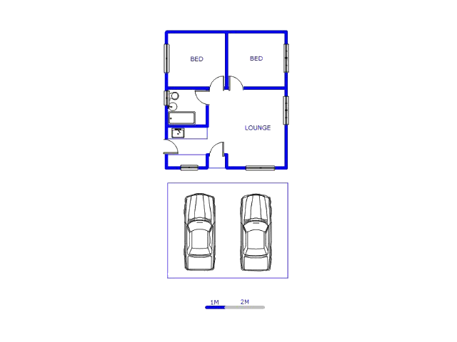 Floor plan of the property in Salfin