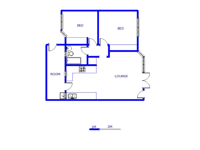 Floor plan of the property in Birch Acres