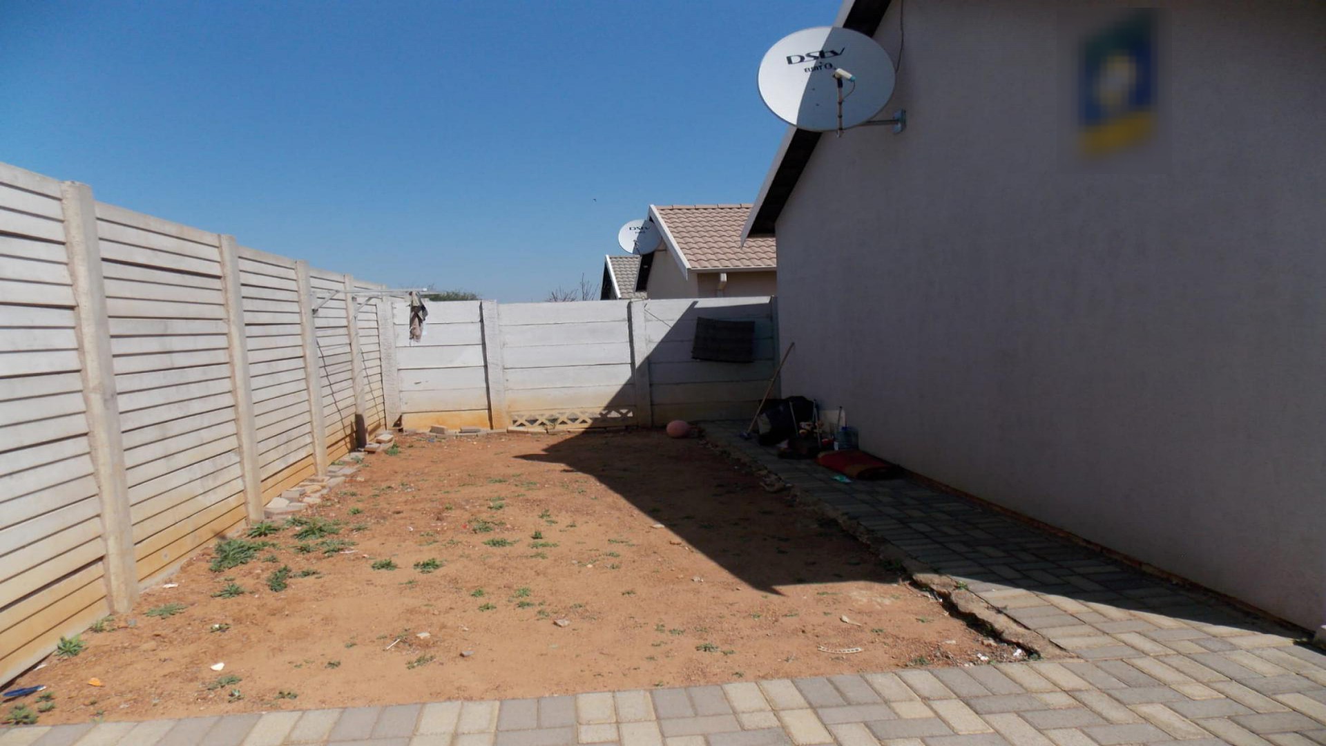 Backyard of property in Palm Ridge