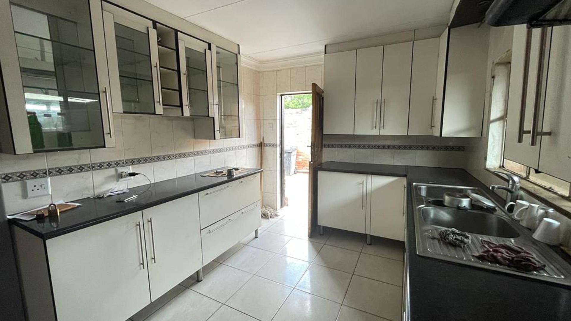 Kitchen of property in Riverlea - JHB