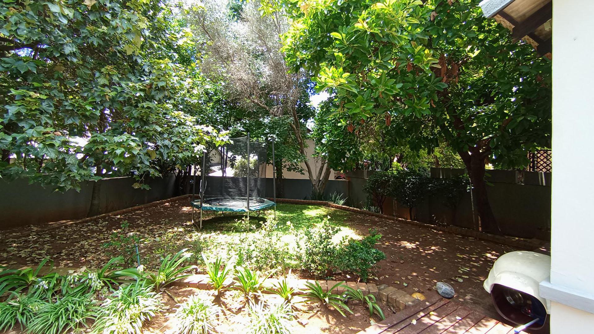 Backyard of property in Midstream Estate