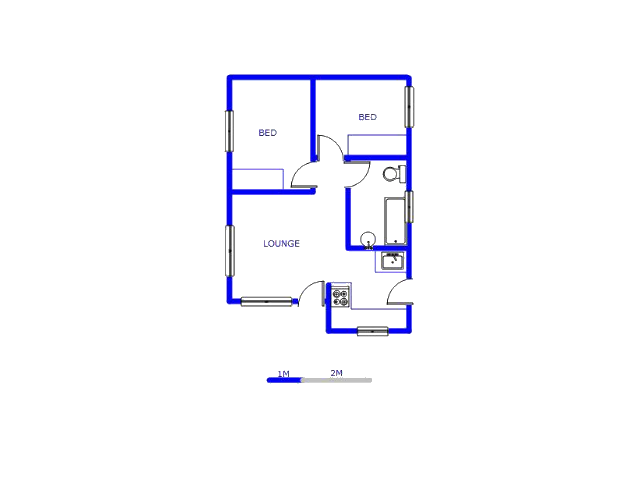 Floor plan of the property in Alliance