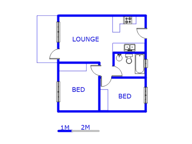 4th Floor - 56m2 of property for sale in Heuweloord
