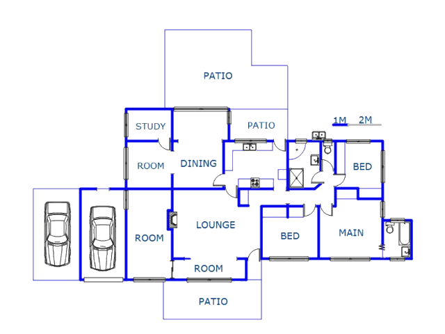 Floor plan of the property in Northern Park