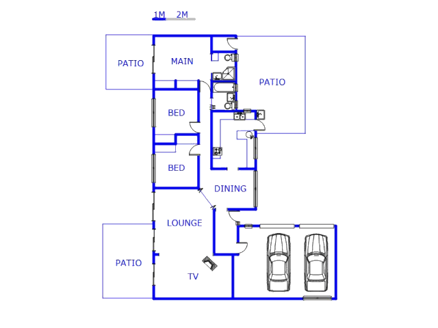 Floor plan of the property in Norkem park