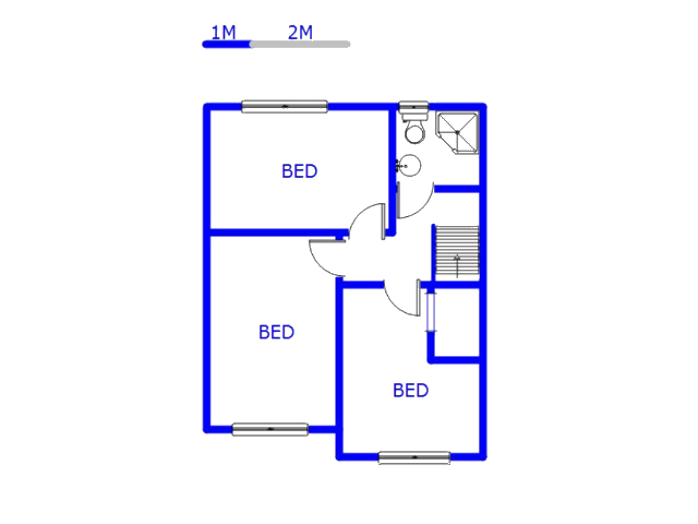 1st Floor - 47m2 of property for sale in Greenbury