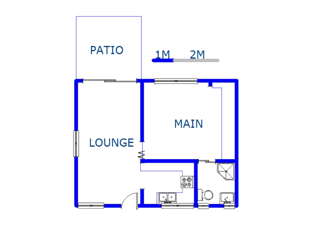 Floor plan of the property in Windermere