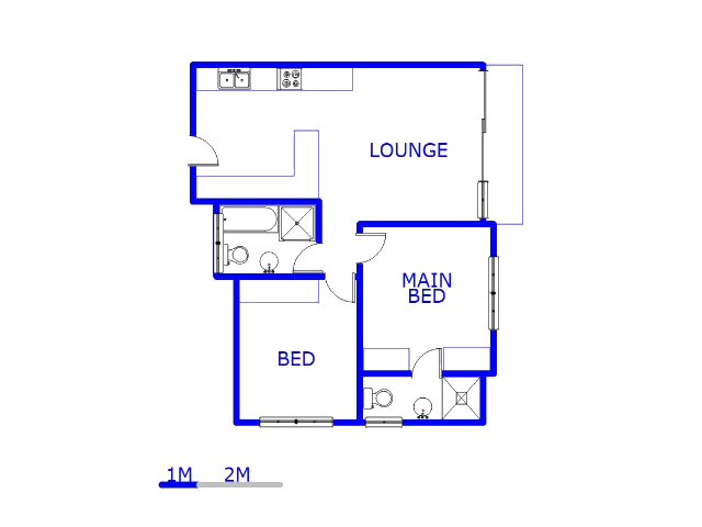 Floor plan of the property in Greenstone Hill