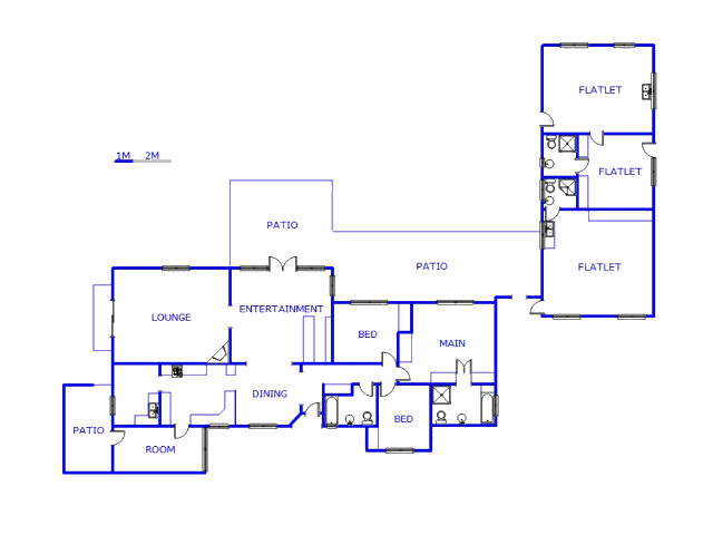 Floor plan of the property in Everton 