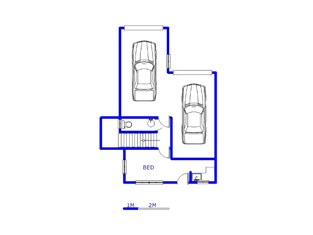 Floor plan of the property in Kyalami Hills