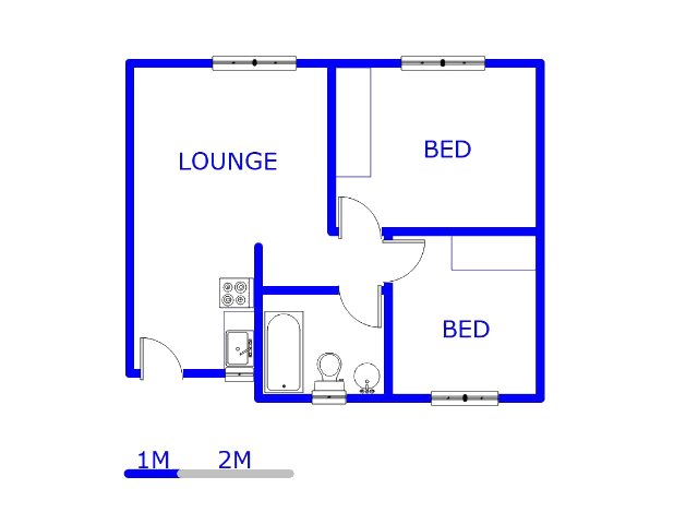 2nd Floor - 49m2 of property for sale in Fleurhof