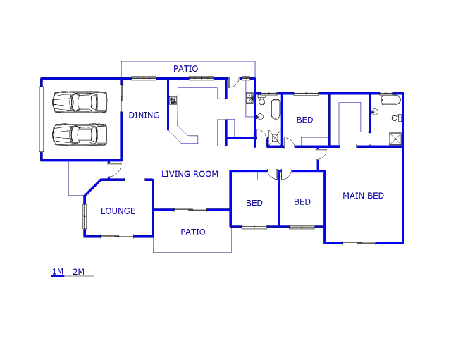 Floor plan of the property in Dawn Park