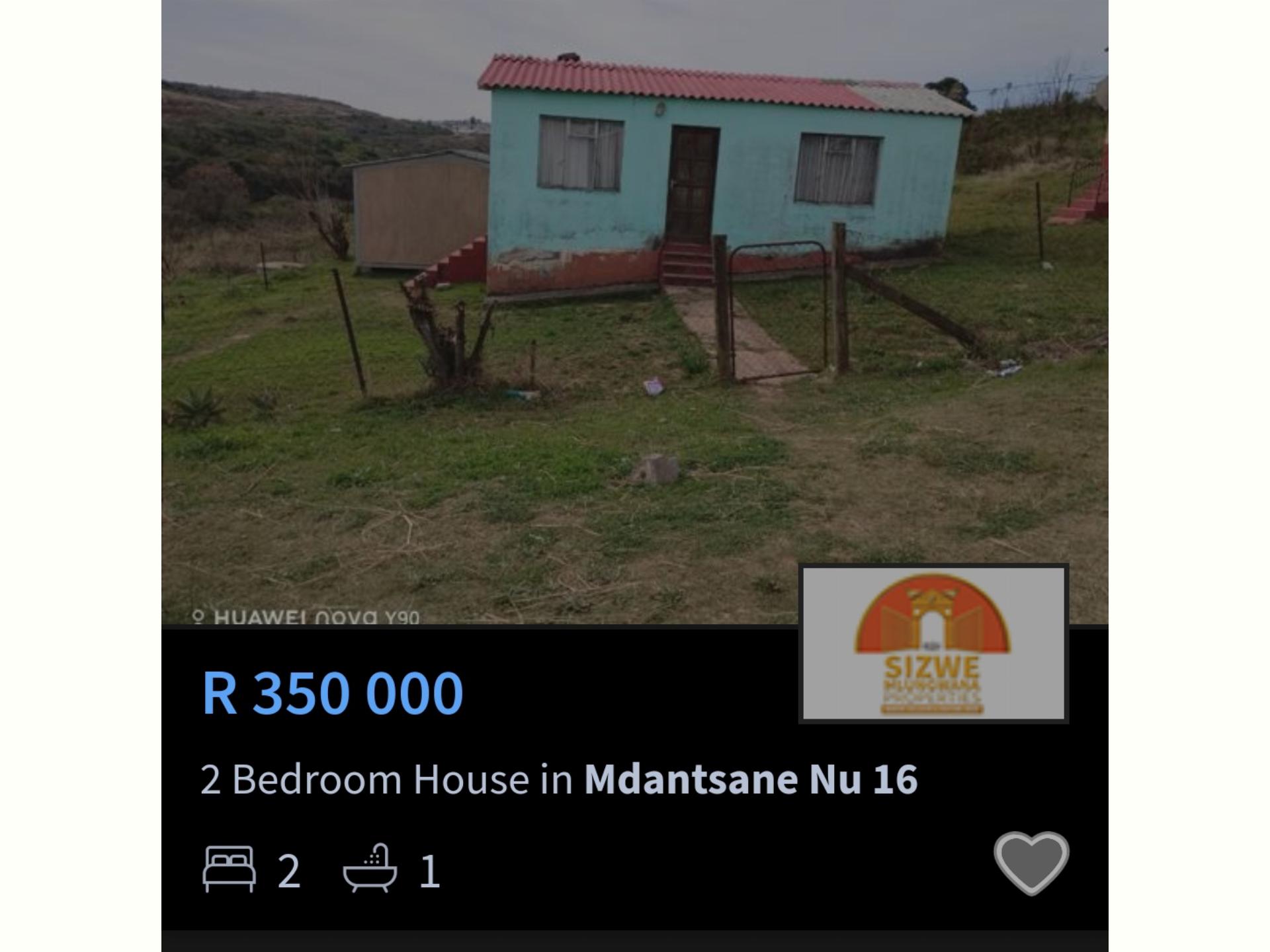 2 Bedroom House for Sale For Sale in Mdantsane MR590187