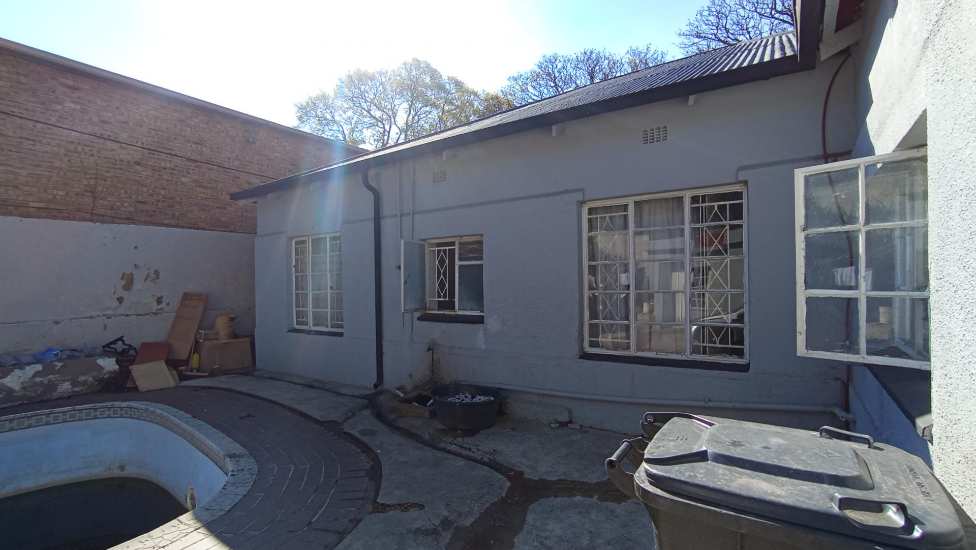 Backyard of property in Orange Grove