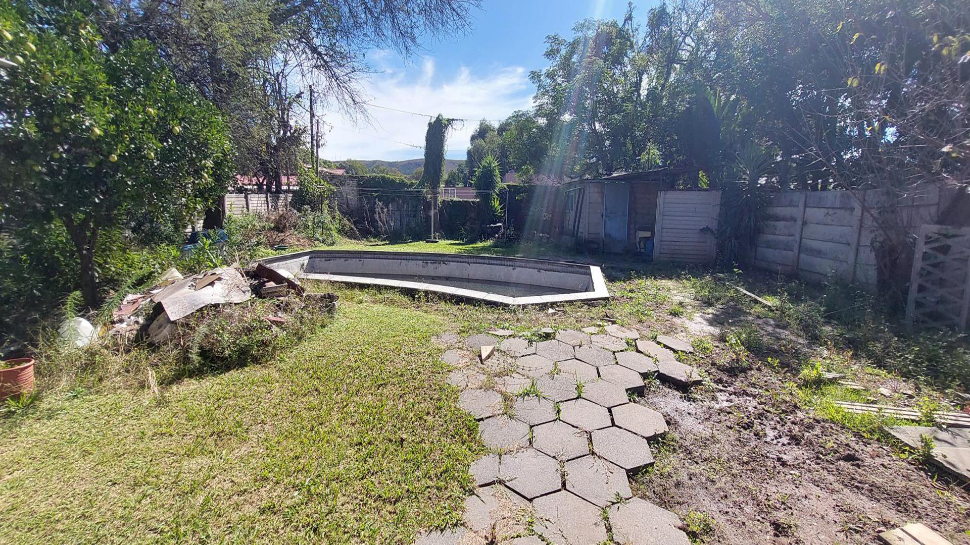 Backyard of property in Rietfontein