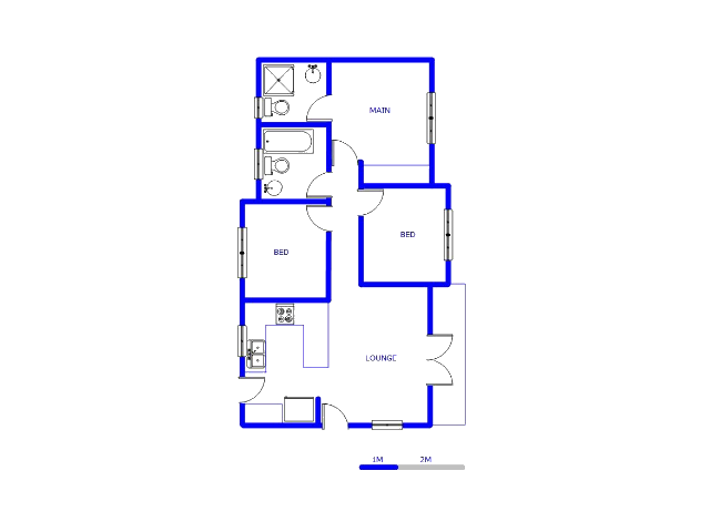 Floor plan of the property in Ormonde