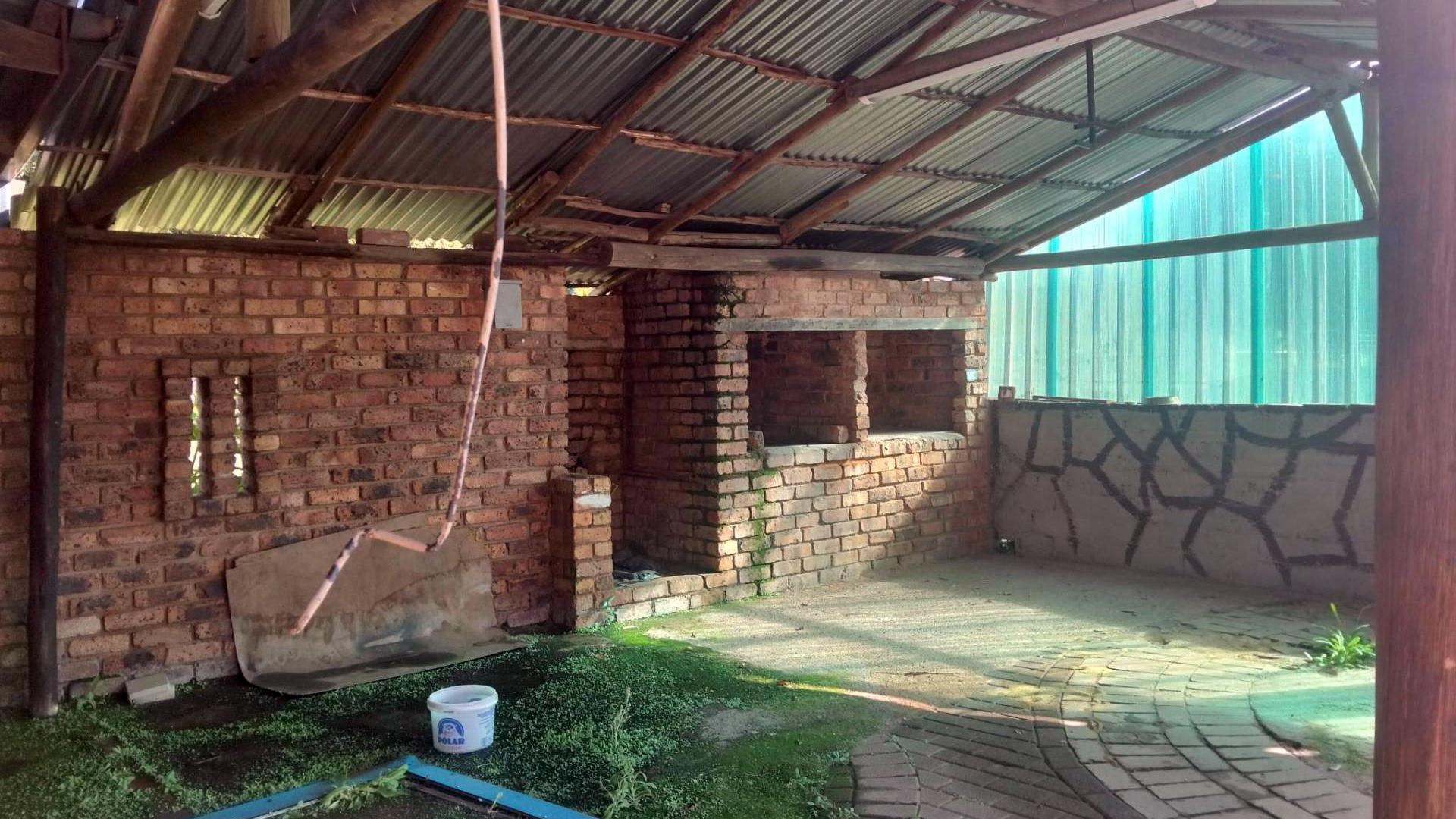 Braai Area of property in Boksburg