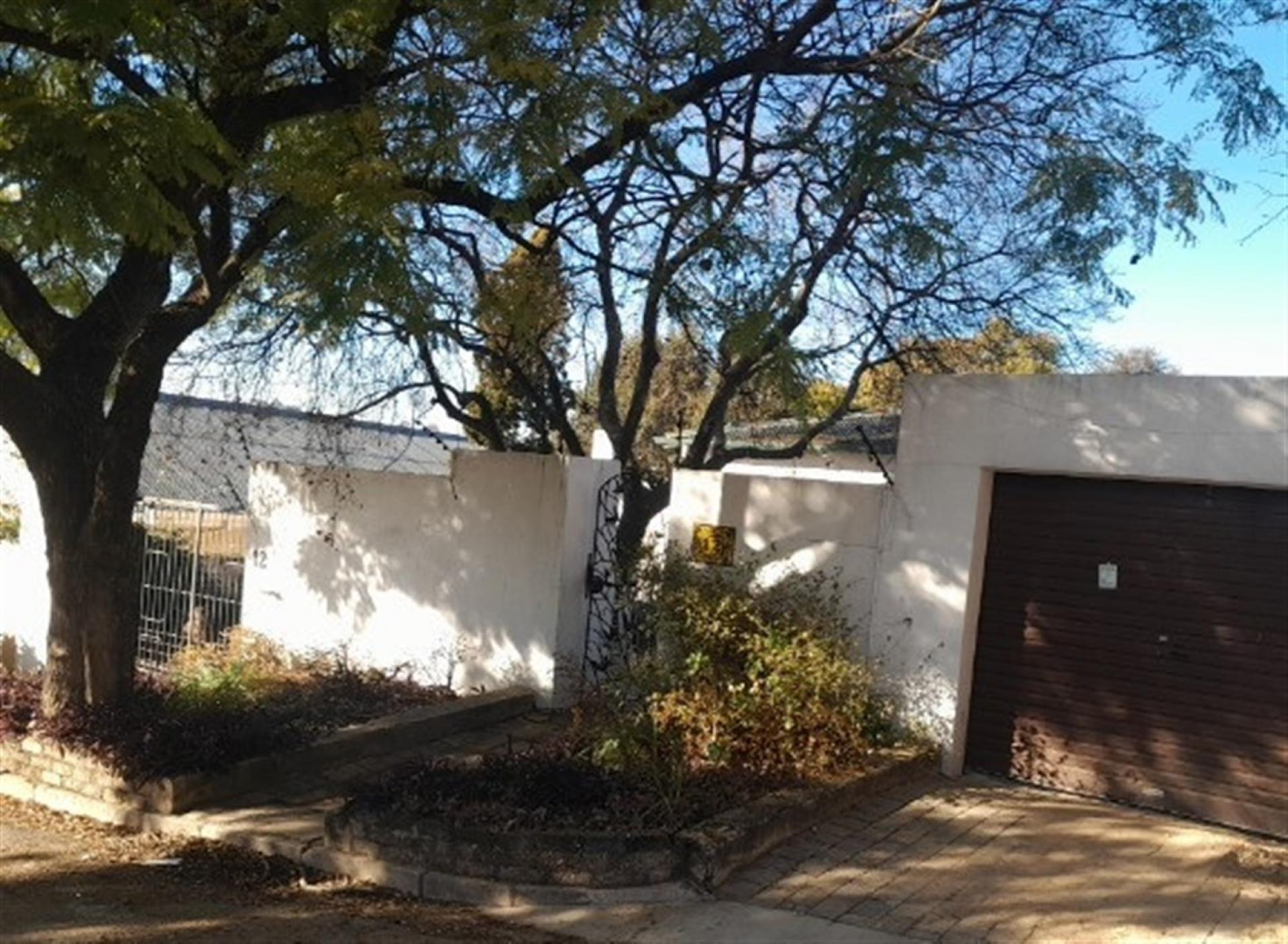Front View of property in Westdene (JHB)