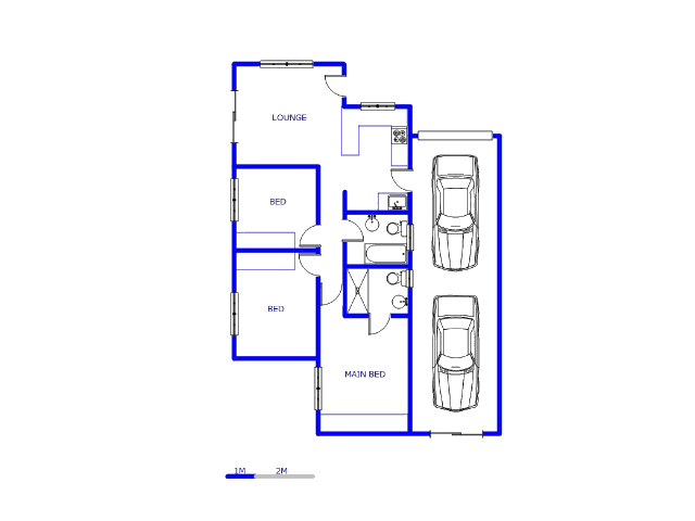 Floor plan of the property in Clayville