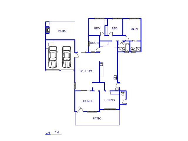 Floor plan of the property in Arcon Park