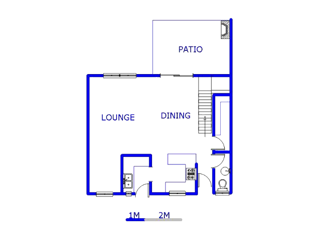 Floor plan of the property in Kempton Park AH