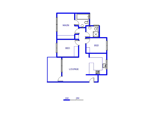 1st Floor - 86m2 of property for sale in Glen Marais