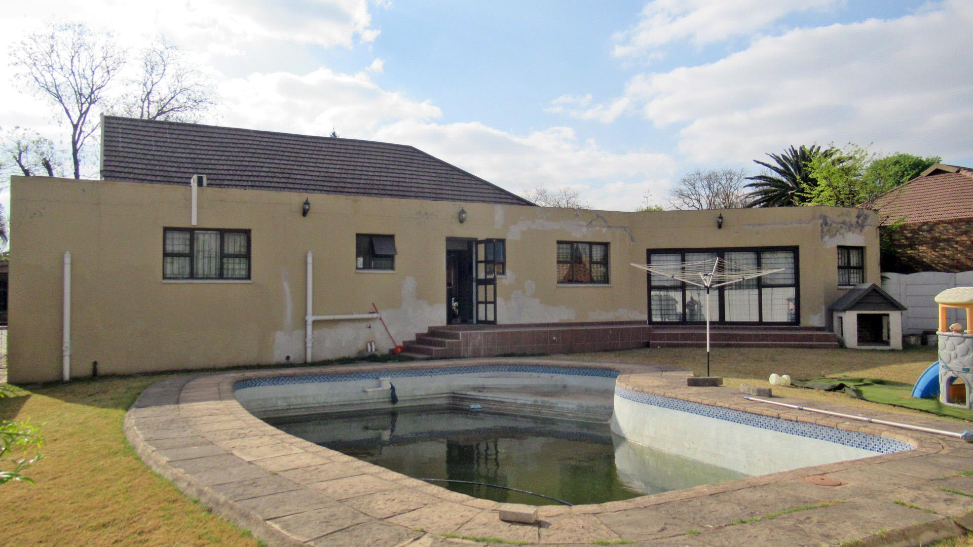 Backyard of property in Parkdene (JHB)