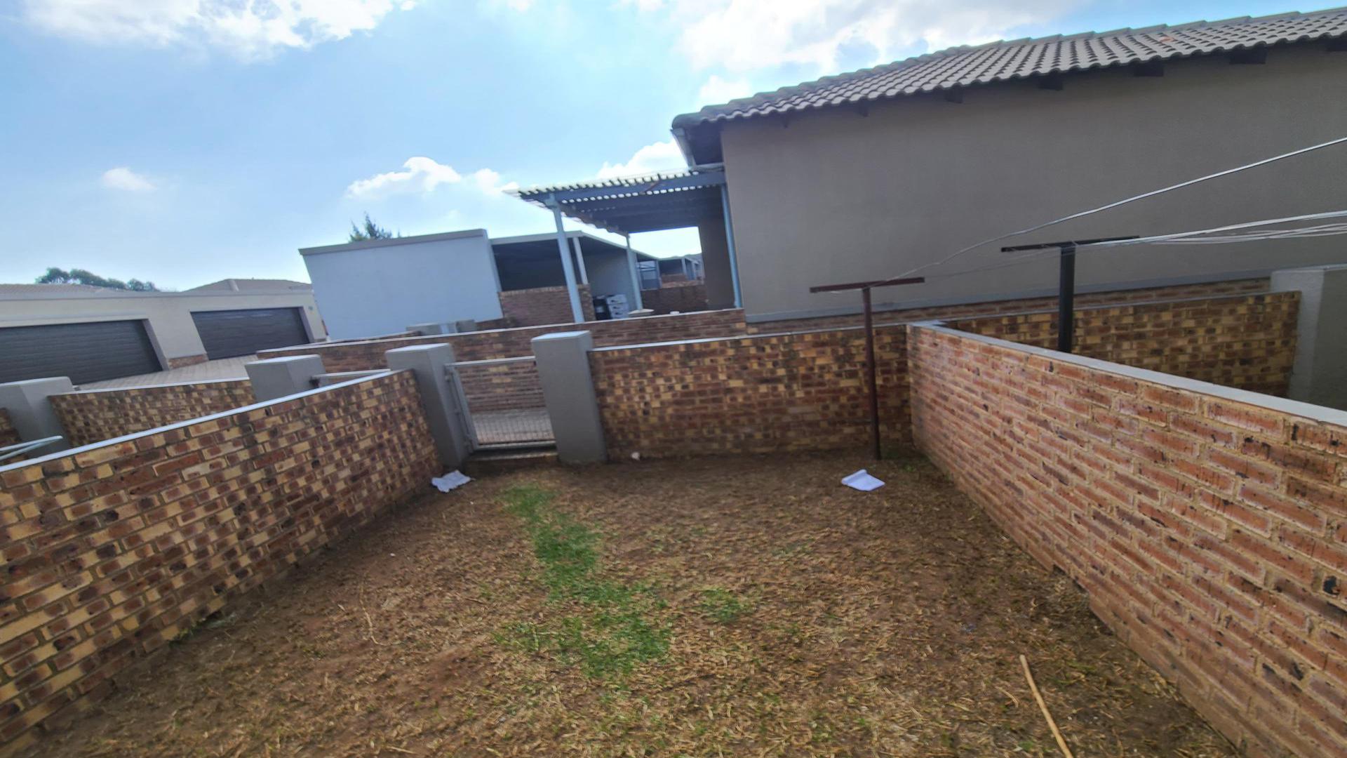 Backyard of property in Emalahleni (Witbank) 