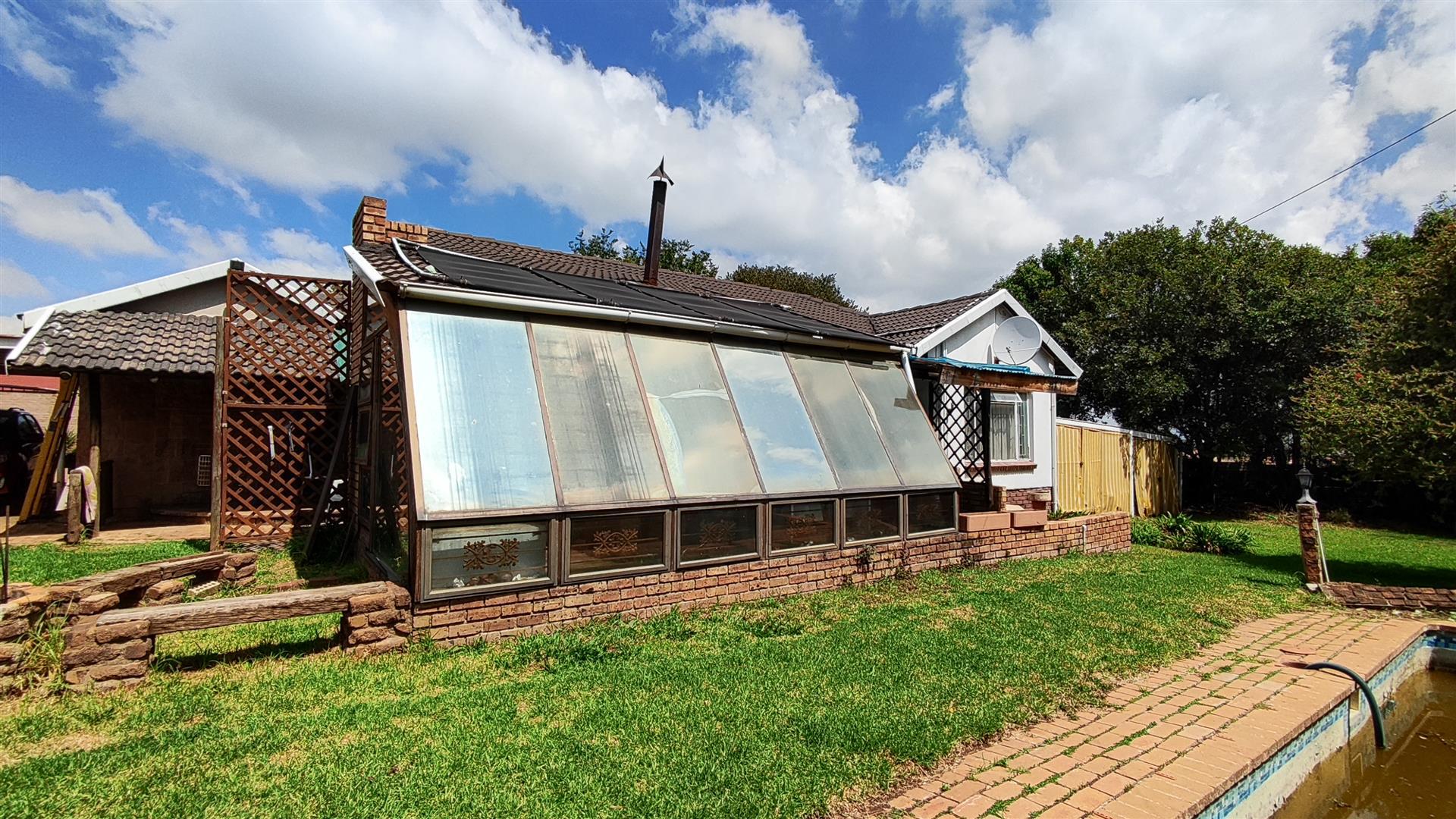 Backyard of property in Esther Park