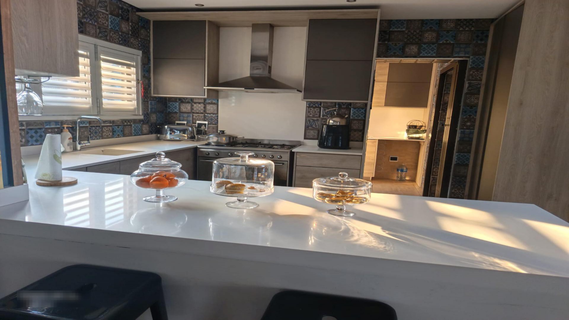 Kitchen of property in Escombe 