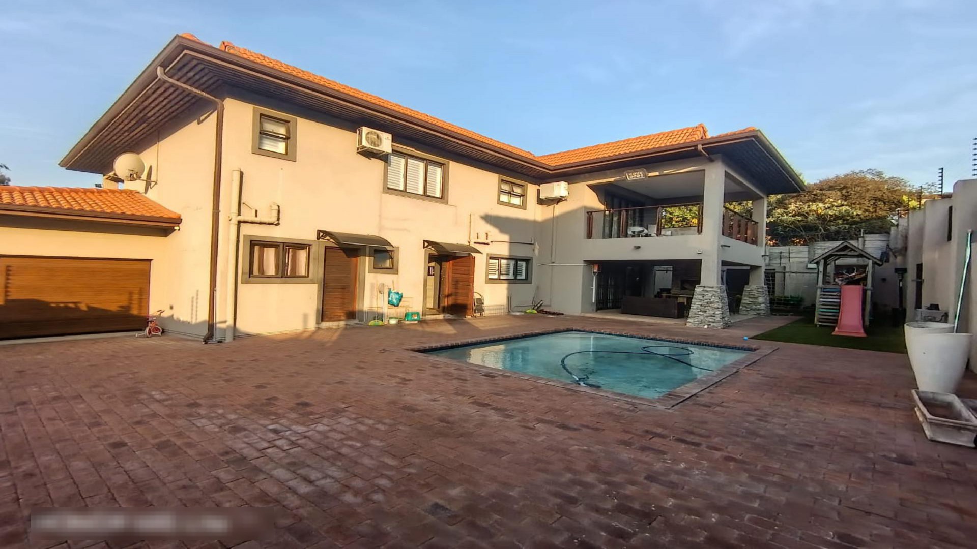 Backyard of property in Escombe 