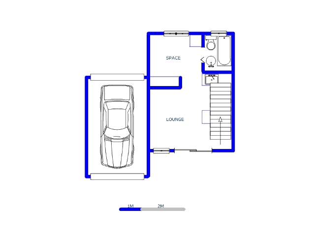 Floor plan of the property in Weltevreden Park