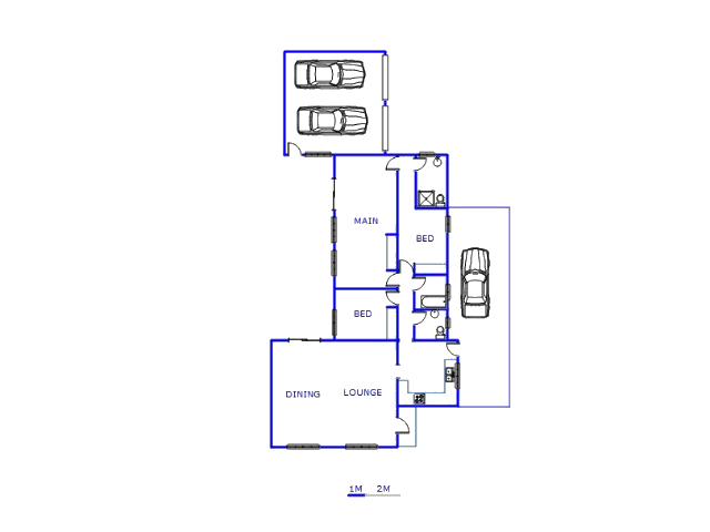 Floor plan of the property in Zakariyya Park