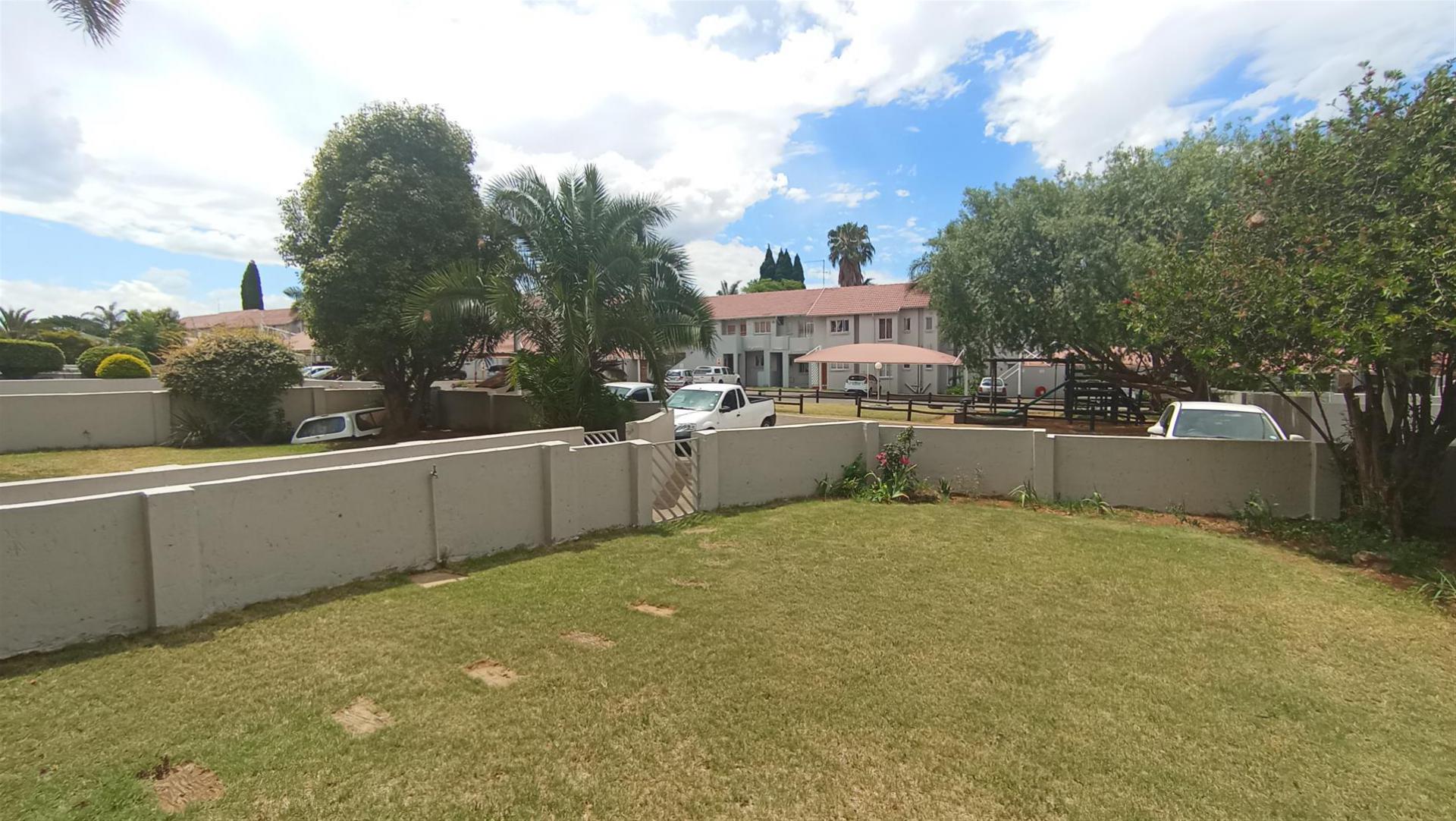 Backyard of property in Glen Marais