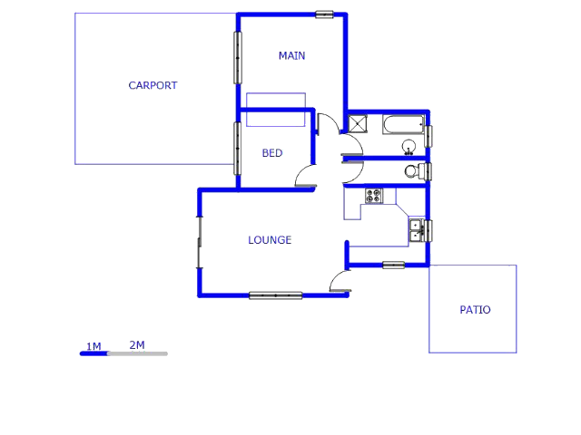 Floor plan of the property in Lotus Gardens