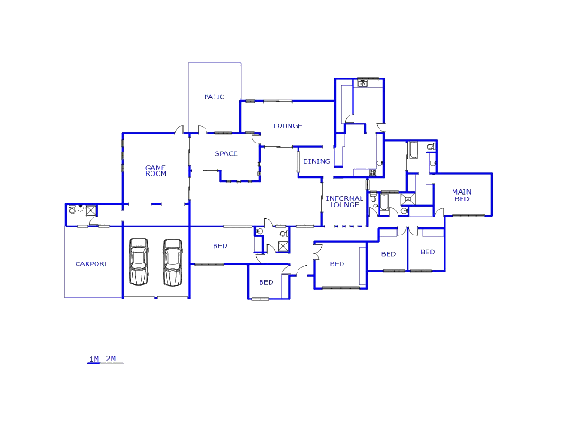 Floor plan of the property in Terenure